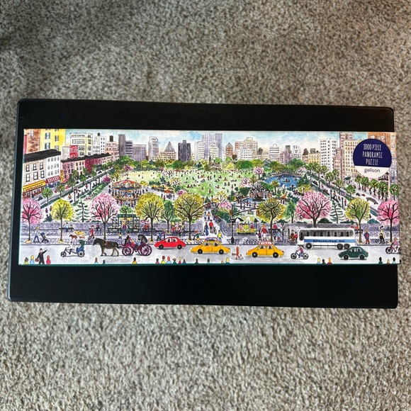 Michael Storrings Galison Cityscape Skyline Panoramic 1000 Piece Jigsaw Puzzle - Picture 1 of 4